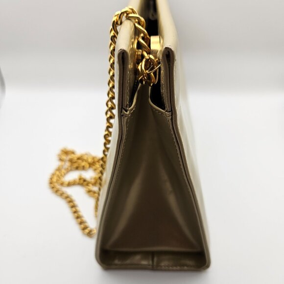 Salvatore Ferragamo Vintage Gold Chain Shoulder Bag – Italy – Rare - Picture 4 of 11